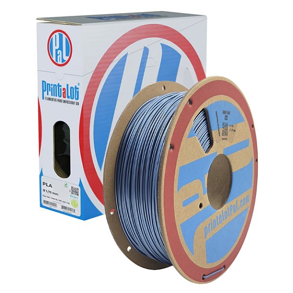Filamento PLA Metal Azul Cobalto 1,75mm 1Kg PrintaLot