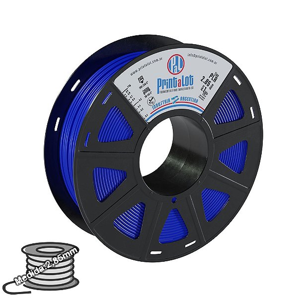 Filamento PLA Azul 2,85mm 1Kg PrintaLot