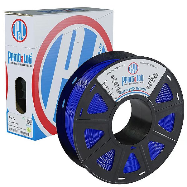 Filamento PLA Azul 1,75mm 1Kg PrintaLot