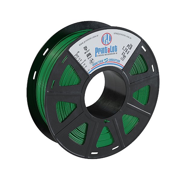 Filamento PLA Verde 1,75mm 1Kg PrintaLot