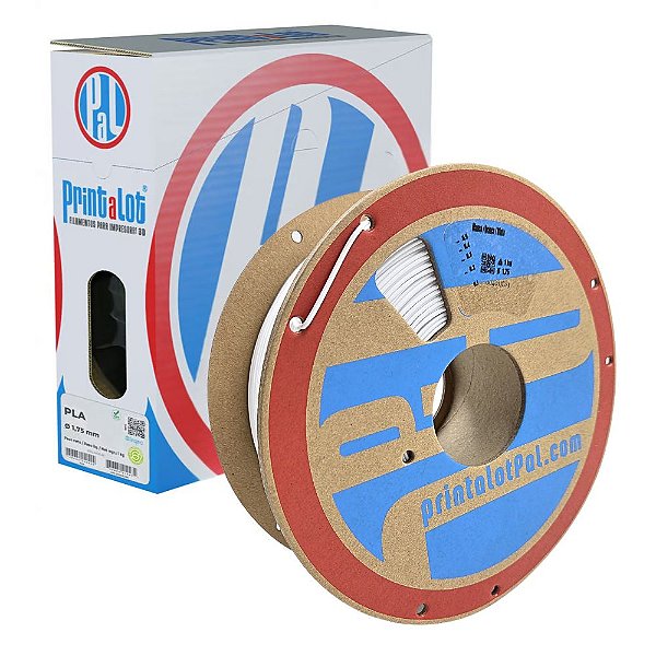 Filamento PLA Branco 1,75mm 1Kg PrintaLot