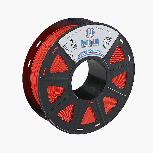 Filamento HIPS Vermelho 1,75mm 1Kg PrintaLot