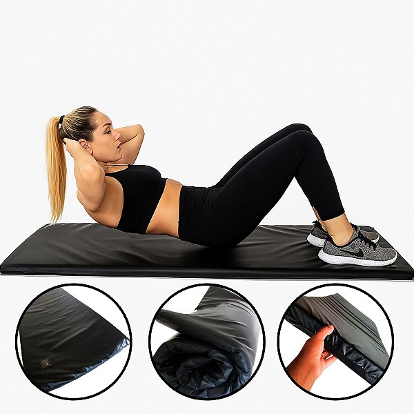 Colchonete Impermeavel de Espuma D28 2cm Profissional Para Academia