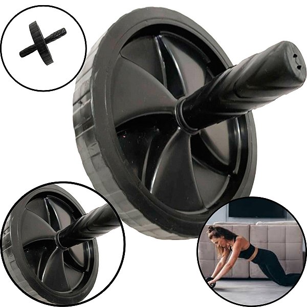 Roda Abdominal Rodinha Para Musculação Rolo De Exercícios Profissional