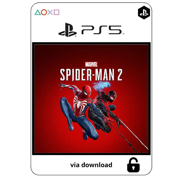 Homem aranha 2 - Ps5 Midia digital