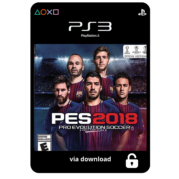 Pes 2018 Ps3 Mídia digital online