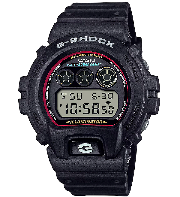 G-SHOCK DW-6900WD-1DR – Icônico, Monocromático e Resistente a 200M