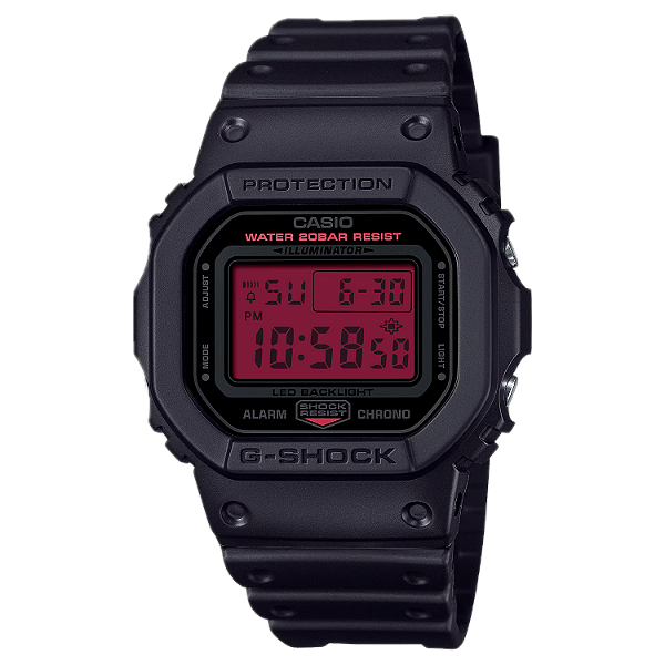 Casio G-Shock Black And Bold Red DW-5600BBR-1DR - Relojoaria