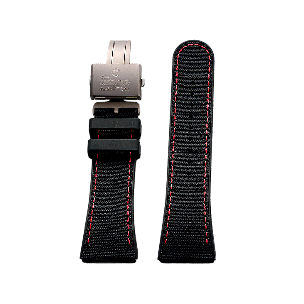 Tutima Glashütte Pulseira Híbrida (Seven Seas Titânio 44mm)