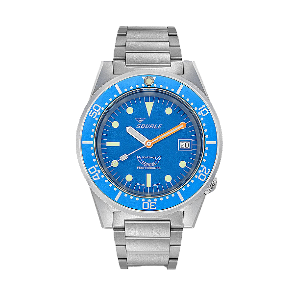 Squale 1521 Blue Blasted Bracelet
