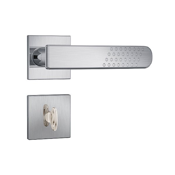 Fechadura de Banheiro 823/21 Quadrada Inox Escovado Stam