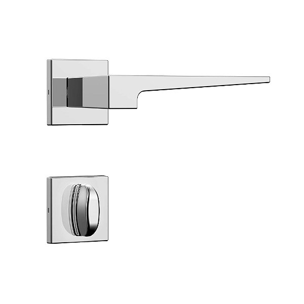 Fechadura de Banheiro Classic 3200 Quadrada Inox Stam