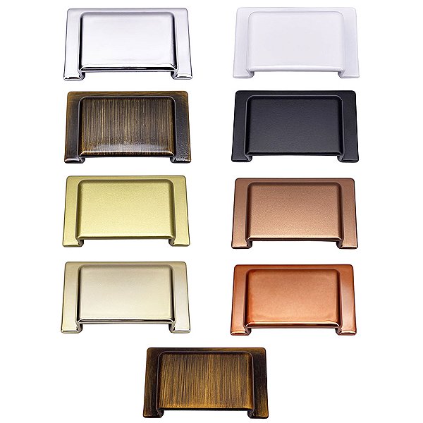 Conjunto de 8 puxadores para móveis em forma de concha: cor 4 - Wood, Tools  & Deco