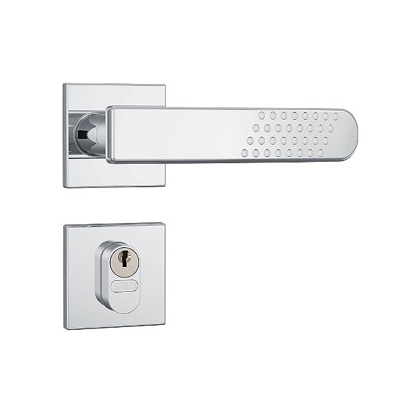 Fechadura de Porta Externa 803/21 Quadrada Inox Stam