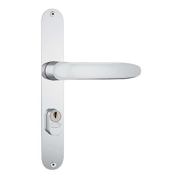 Fechadura de Porta Externa Perfil Estreito 603/11 Inox Stam