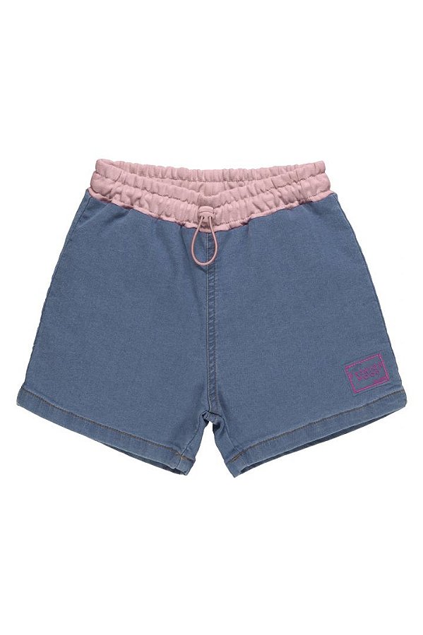 Short Jeans Feminino - Faded Denim