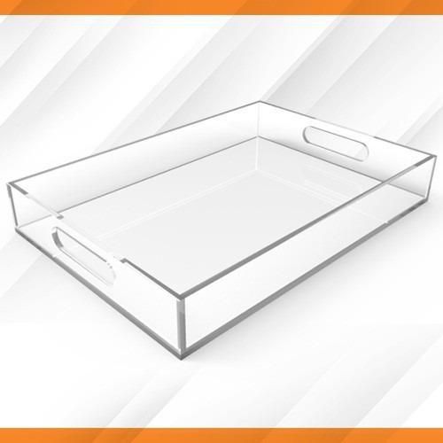 Bandeja De Acrílico Cristal 4Mm 55 X 35 X 6
