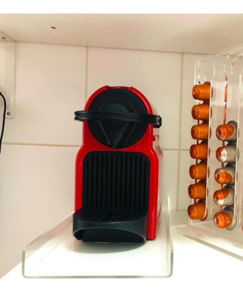 Bandeja De Acrílico Suporte Para Cafeteira Grande