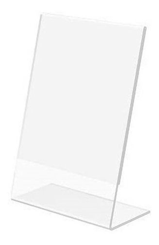 Display Expositor em L Tam A5(15x21cm) Acrilico