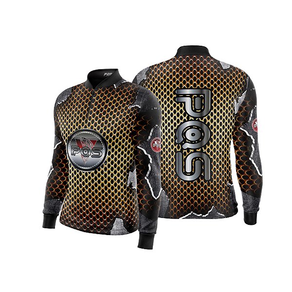 Camisa de Pesca Gola com Zíper 2019 Ref. 03