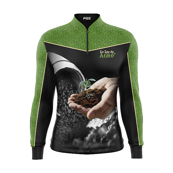 Camisa Agro Manga Longa - Ref 55 ( Verde )
