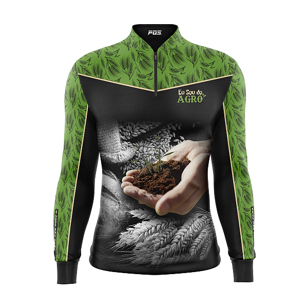 Camisa Agro Manga Longa - Ref 56 ( Verde )