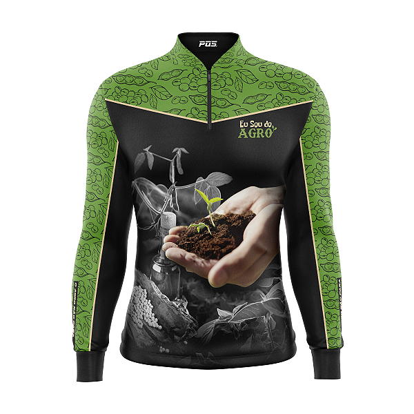Camisa Agro Manga Longa - Ref 57 ( Verde )