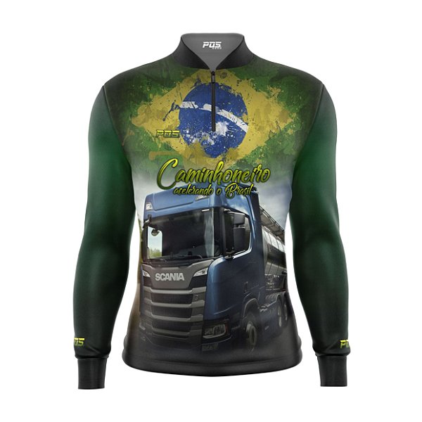 Camisa Caminhoneiro Manga Longa - 01