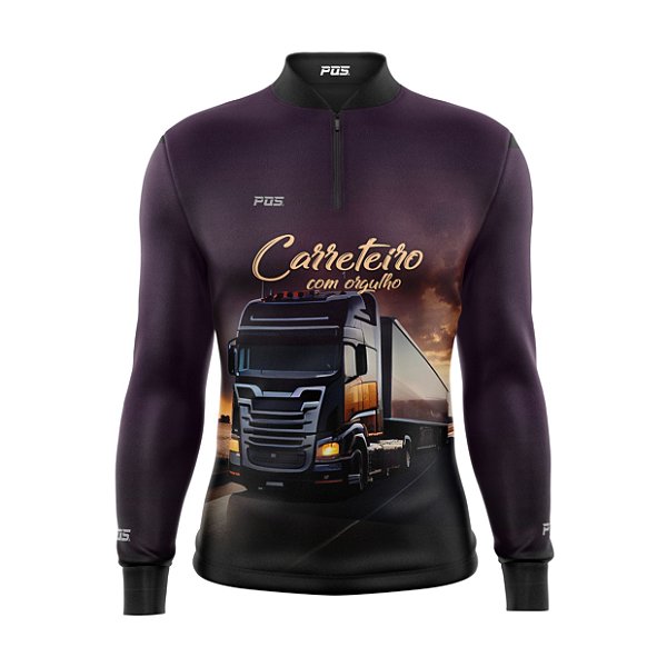Camisa Caminhoneiro Manga Longa - 10