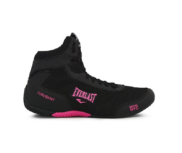Tenis Everlast Forceknit Academia Lutas Preto Rosa (Everlast_Preto_Pink)