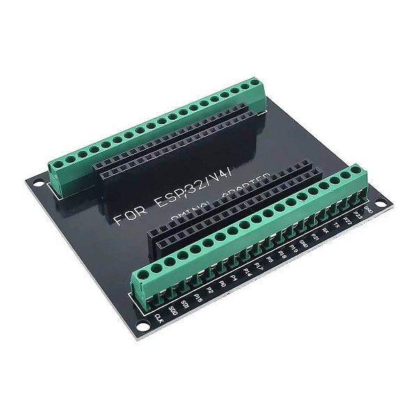 Shield Expansor para Esp32S 38 Pinos V4 25mm com Bornes