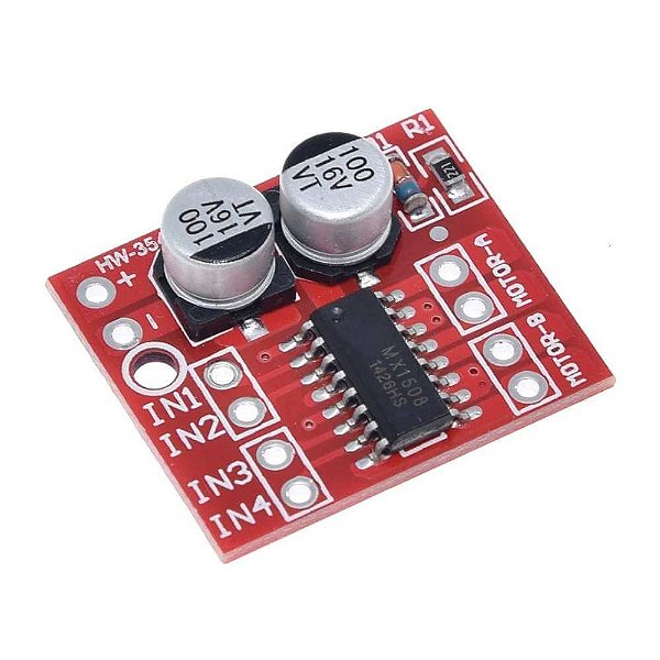 Mini Driver Motor Ponte H Dupla L298N