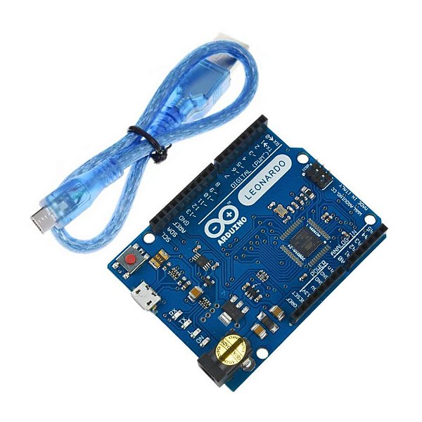Placa Arduino Leonardo R3 Atmega32u4 com Cabo USB