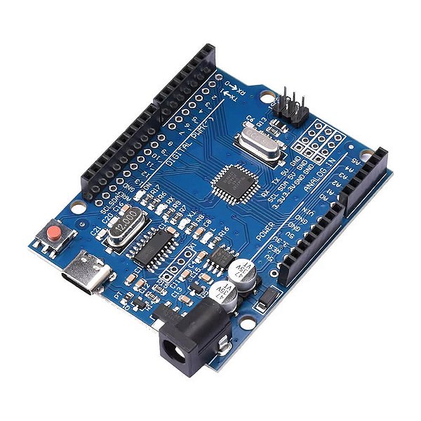 Placa Arduino Uno R3 SMD CH340 USB Tipo-C