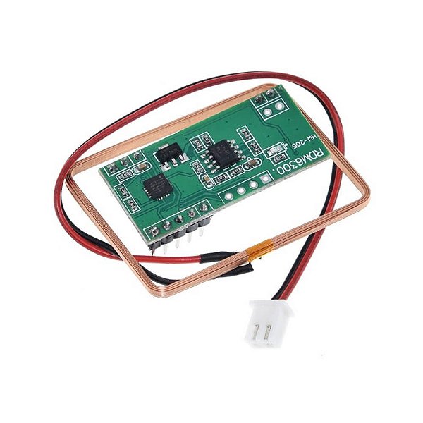 Leitor RFID RDM6300 125KHz + Tag chaveiro