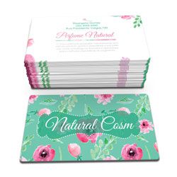 CARTÃO DE VISITA 48X88 mm Corte Reto - Couché Brilho - 4x4 250g (500 Un.)