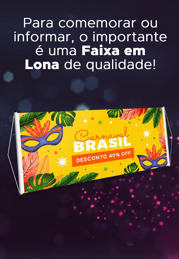 FAIXA BASTÃO E 4 ILHÓS M2