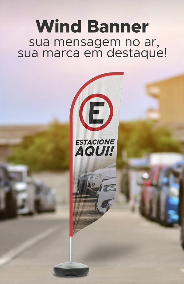 WIND BANNER 650X1900 (1 Un.) KIT COMPLETO