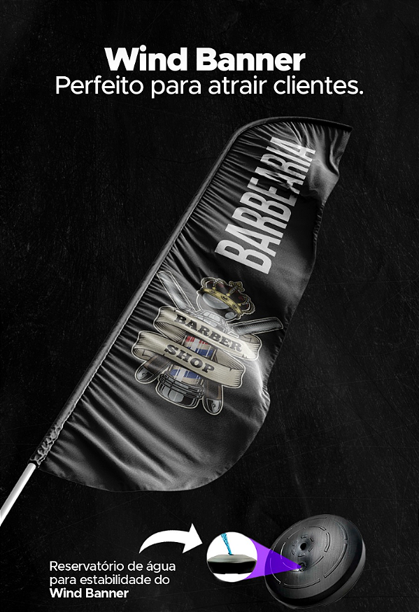 WIND BANNER 650X3000 (1 Un.) KIT COMPLETO