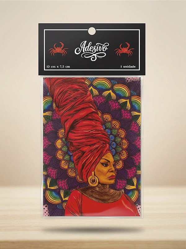 Adesivo Elza Soares