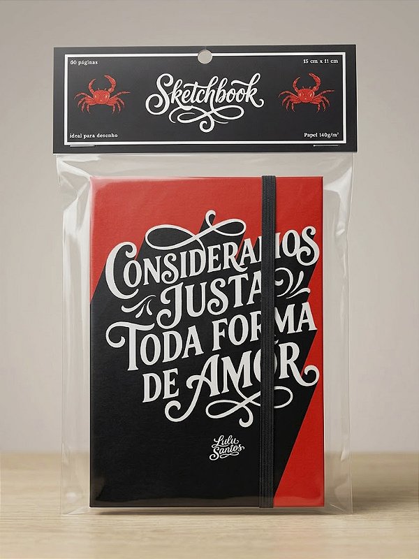 Sketchbook Toda Forma de Amor