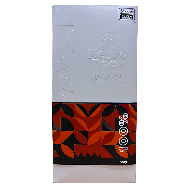 Negro Doce | 100% Cacau - 90gr