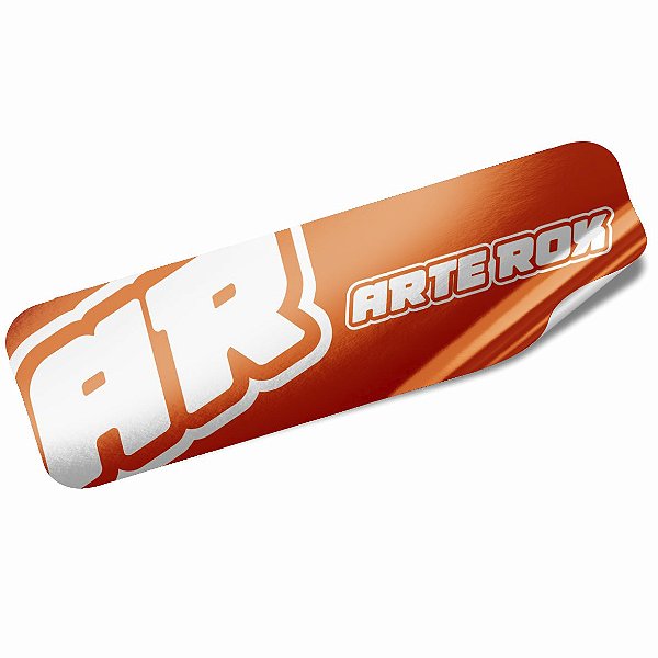Adesivo Metalizado 8x2 cm Personalizado