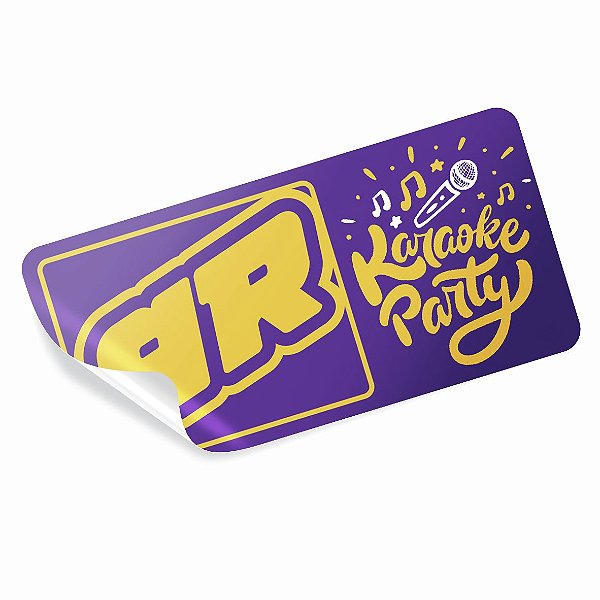 Adesivo Etiqueta Em Vinil Personalizado 8x4 cm