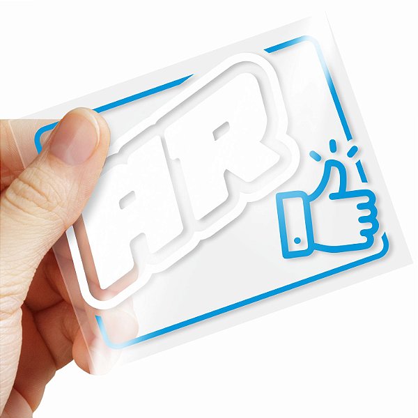 Adesivo Etiqueta Em Vinil Transparente Personalizado 3x2 cm