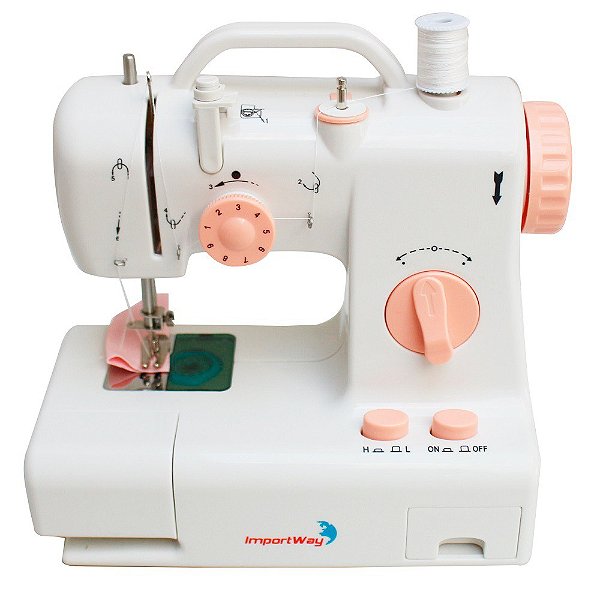 Máquina de Costura Reta 2 Velocidades 110/220v Importway IWMC-501