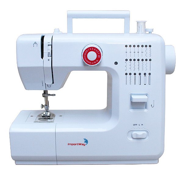 Máquina de Costura 20 Pontos com Pedal e Luz Importway IWMC-508