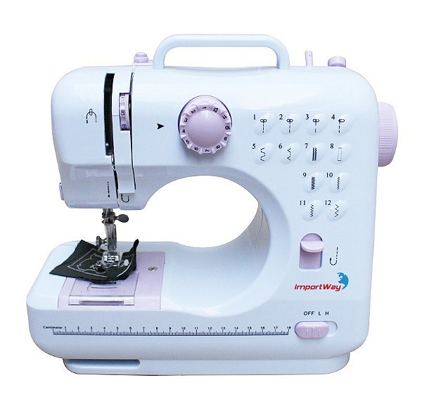 Máquina de Costura 12 Pontos Semi Profissional Importway IWMC-505