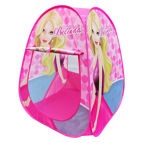 Barraca Infantil Dobravel Toca Tenda Cabana Belinda DM Toys DMT6772