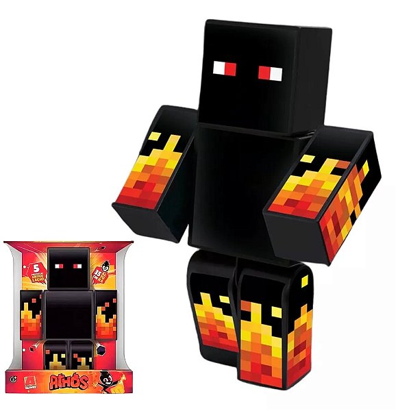 Boneco Athos 35 cm Grande Youtuber Gamer Skin Algazarra 3.03.1222